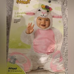 Spirit Lovable Lamb Costume - Pink and White